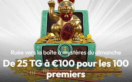 Sushi Casino boîte mystères dimanche