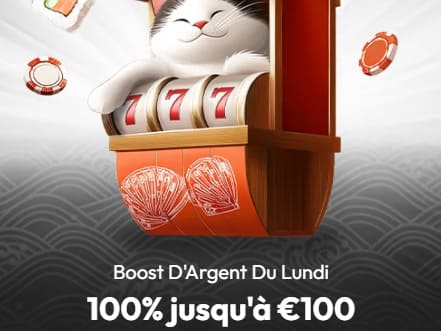 Sushi Casino bonus lundi