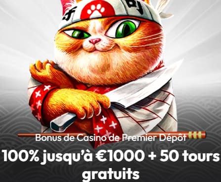 Sushi Casino bonus premier dépôt