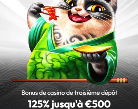 Sushi Casino bonus troisième dépôt