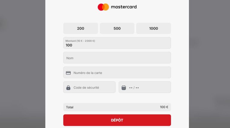 Sushi Casino paiement